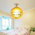 LED ceiling light in ball design - children's room lamp with glass ball