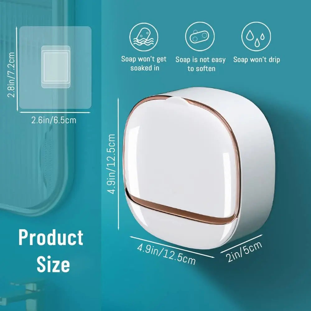 Modern soap dish with drip tray – Practical & longer soap durability