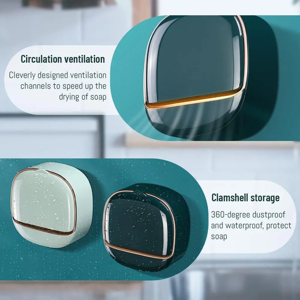Modern soap dish with drip tray – Practical & longer soap durability