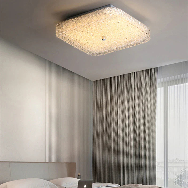 Elegant LED Chandelier – Modern Ceiling Light with Crystal for Living Room and Bedroom