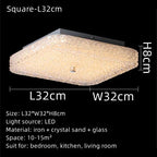 Elegant LED Chandelier – Modern Ceiling Light with Crystal for Living Room and Bedroom