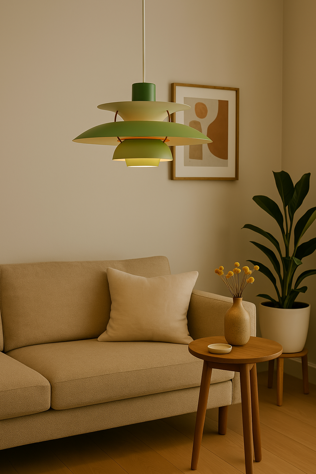 Modern LED Ceiling Lamp Round – Dimmable & Durable – Stylish Lighting for Living Room, Dining Room & Office