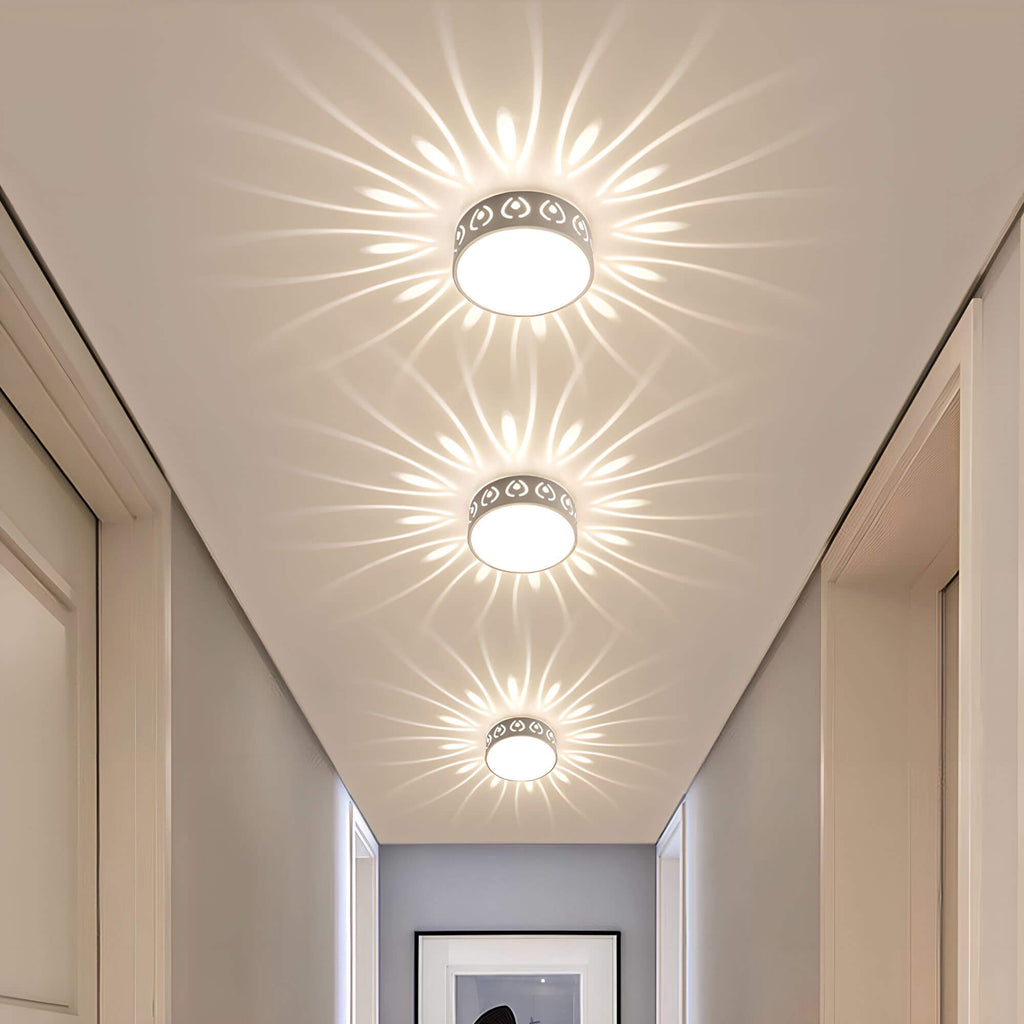 Modern LED ceiling light - for entrance, hallway and balcony