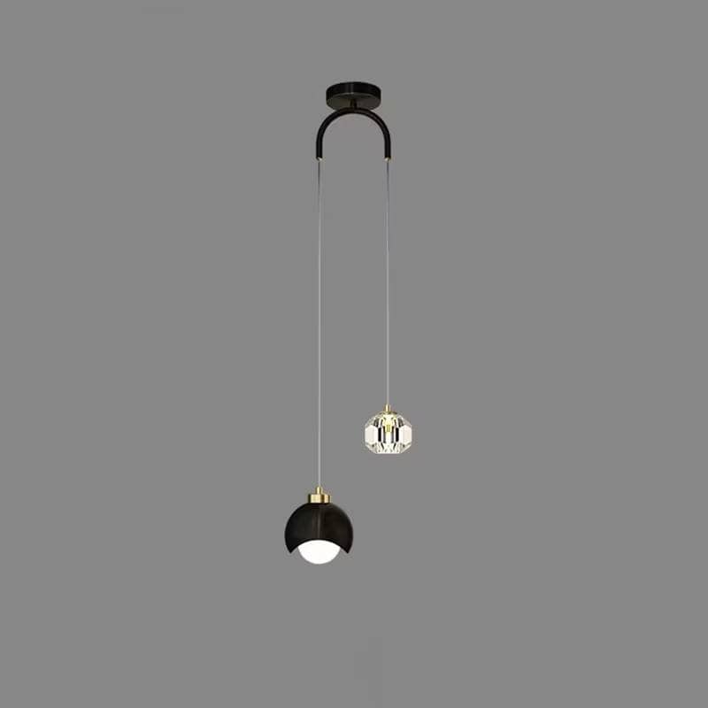Modern Crystal Pendant Light | Elegant Hanging Lamp for Living Spaces