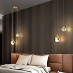 Modern Crystal Pendant Light | Elegant Hanging Lamp for Living Spaces