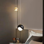 Modern Crystal Pendant Light | Elegant Hanging Lamp for Living Spaces