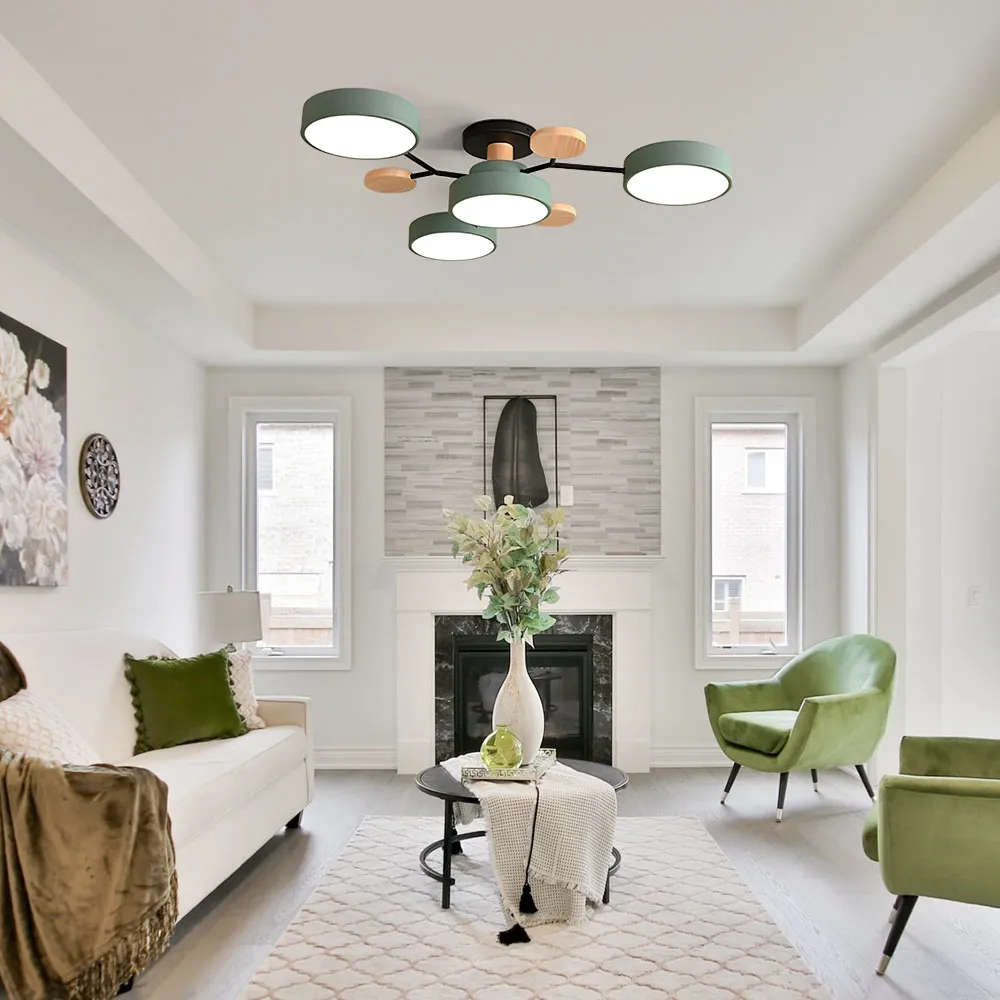 Modern LED Ceiling Lamp | Round Ceiling Light for Living Room