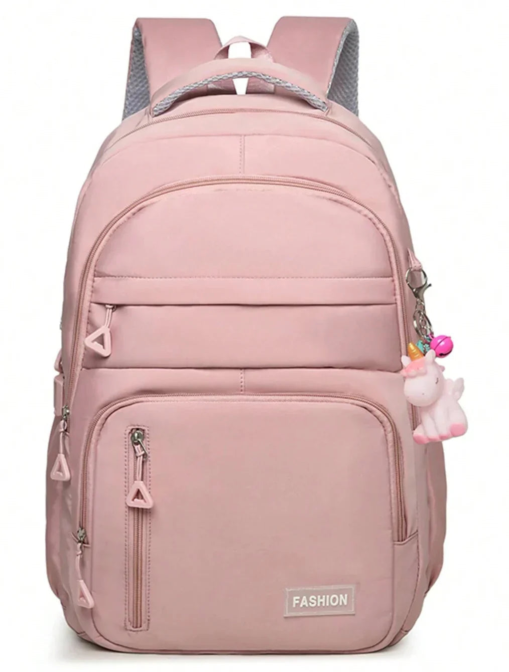 Waterproof Pink Girls Backpack with Laptop Compartment – Stylish & Practical School Bag