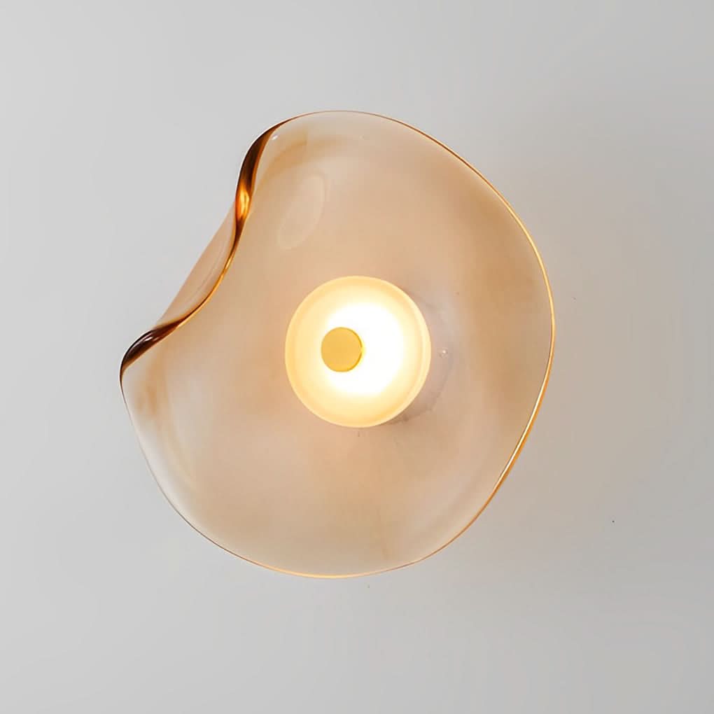 Modern LED Glass Wall Sconce Light