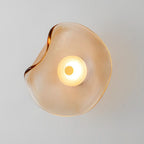 Modern LED Glass Wall Sconce Light