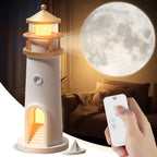 Moonlight Lighthouse Night Light – Soothing Glow for Any Room