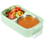 Leak-Proof Lunch Box with Soup Bowl | BPA-Free Bento Box | Portable Food Container for Adults & Kids