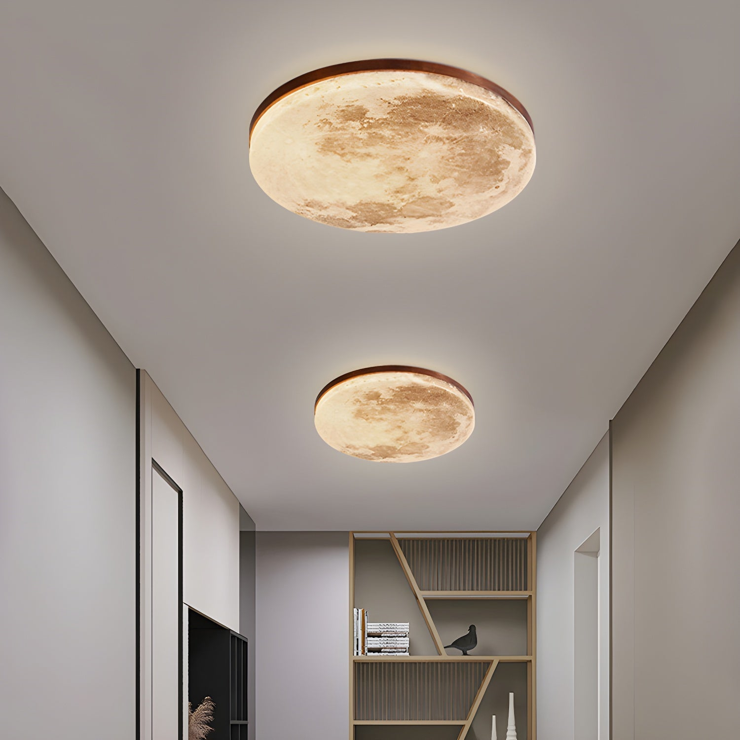 Moon Round | Minimalistic round LED ceiling light