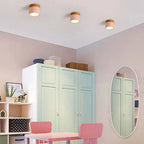 Minimalist ceiling lamp with LED glow