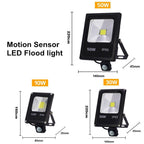 Motion Sensor LED Flood Light 10W 30W 50W 220V Floodlights searching lamp IP65 Reflector Outdoor lighting led exterior SpotLight