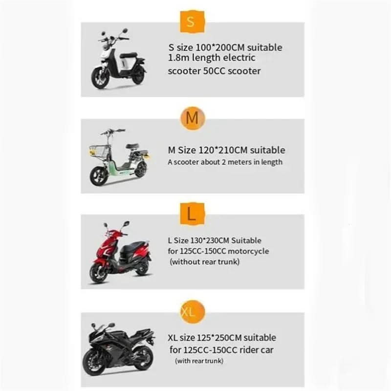 Universal Motorcycle Cover with UV Protection