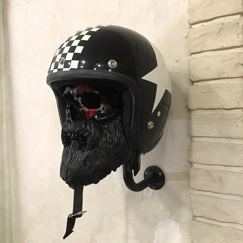 Skull Motorcycle Helmet Holder