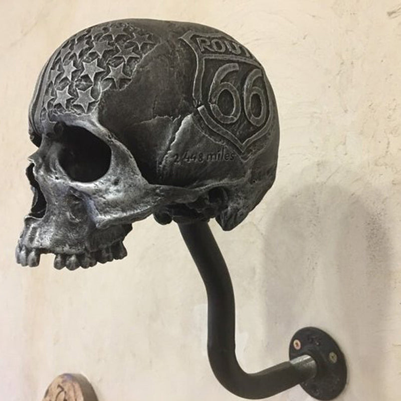 Skull Motorcycle Helmet Holder