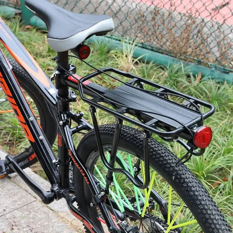 Aluminium bike rack with reflector plate
