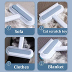 Effortless brush for pet hair and dust