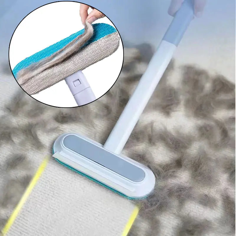 Effortless brush for pet hair and dust