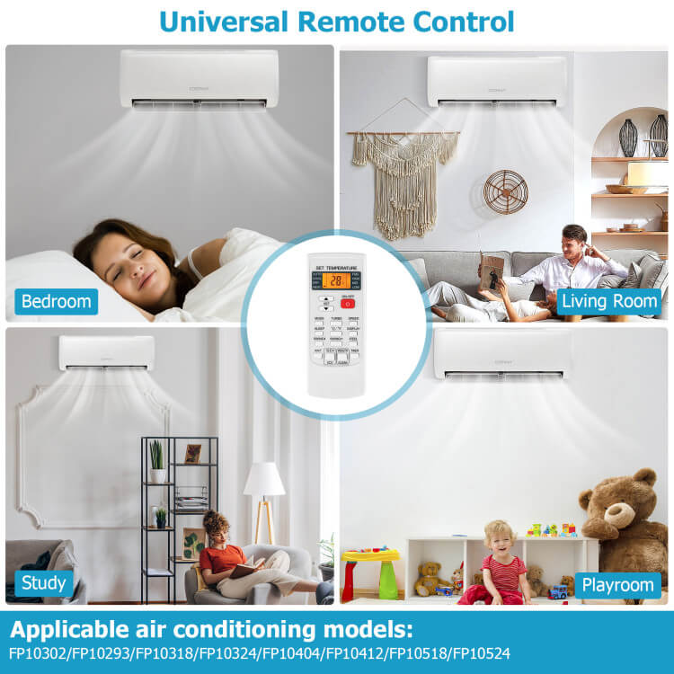 Universal Air Conditioner Remote Control – For Multiple Brands & 4 Climate Modes