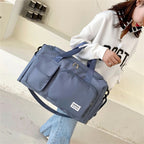 Traventix Travel Bag with Multiple Compartments | Waterproof & Lightweight | Sports, Fitness & Weekend Bag for Men & Women