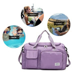 Traventix Travel Bag with Multiple Compartments | Waterproof & Lightweight | Sports, Fitness & Weekend Bag for Men & Women