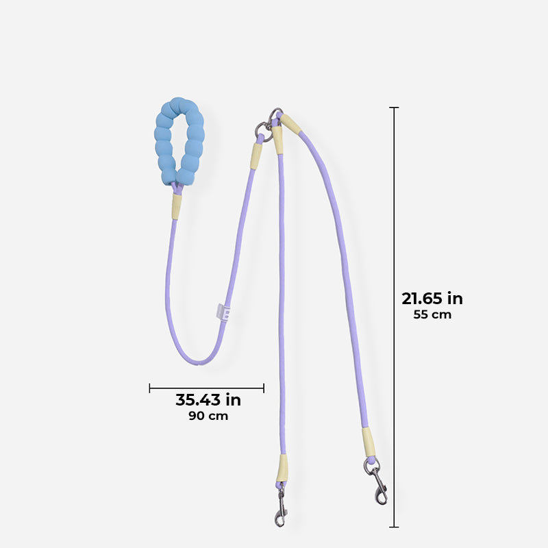 Multi-purpose double leash No tangles dog leash