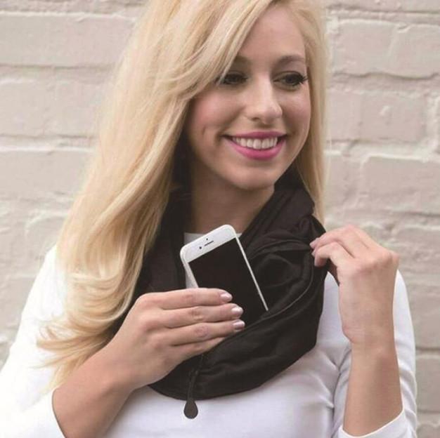 Multi-Way Infinity Scarf with Pocket