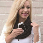 Multi-Way Infinity Scarf with Pocket