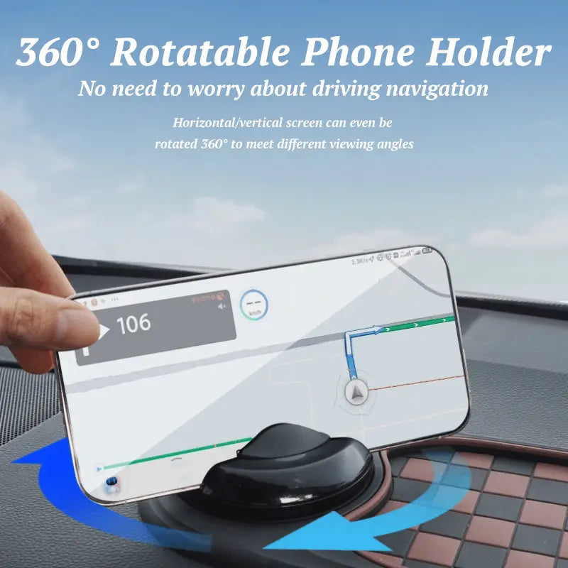 Multifunctional Anti-Slip Mat for Car – Phone Holder and Organizer in One