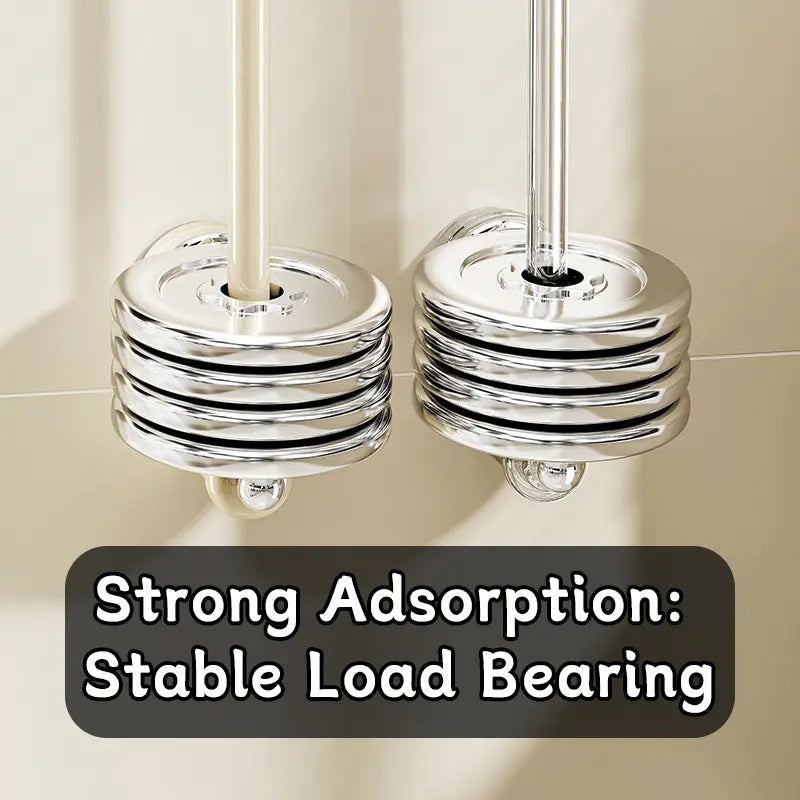 Multifunctional Hanging Rod with Suction Cup – Redatable Design