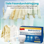 Deep Cleaning Tabs with Bio-Enzyme – For Clothing, Shoes & More