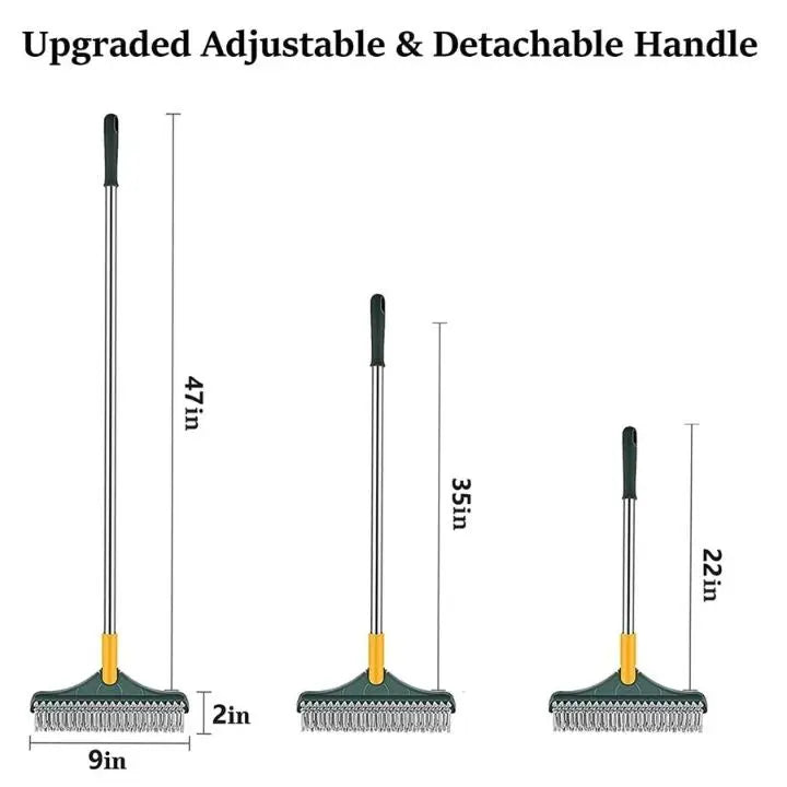 Multifunctional floor cleaning brush – For joints, tiles & corners