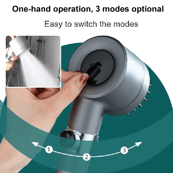 Multifunctional Hydro-Therapy Massage Showerhead