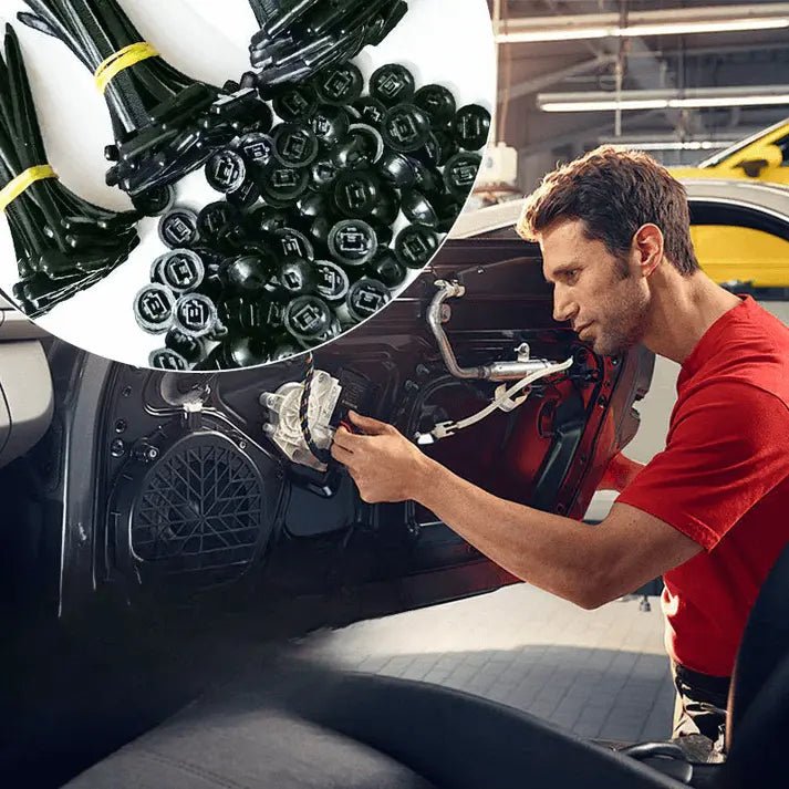 Multifunctional Cable Tie Clips for Vehicles