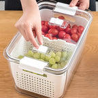 Multifunctional Refrigerator Storage Box with Foldable Dividers