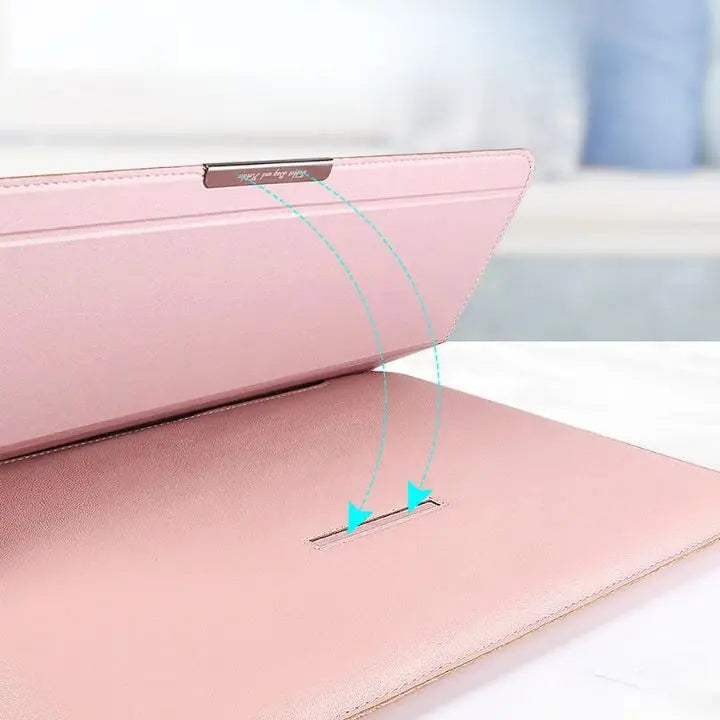 Multifunctional Waterproof Laptop PRedection Sleeve – PU Leather Sleeve