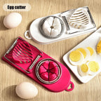 Multifunctional 2-in-1 Egg Slicer
