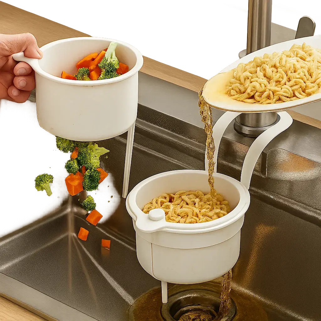 Draining basket for hanging – Clean pouring without spilling