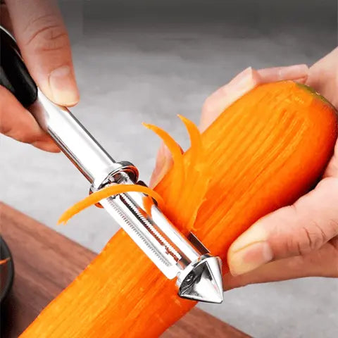 Multifunctional Stainless Steel Vegetable Peeler – Peeling & Julienne with One Handle
