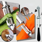 Multifunctional Stainless Steel Vegetable Peeler – Peeling & Julienne with One Handle