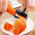 Multifunctional Stainless Steel Spiral Cutter for Fruits and Vegetables