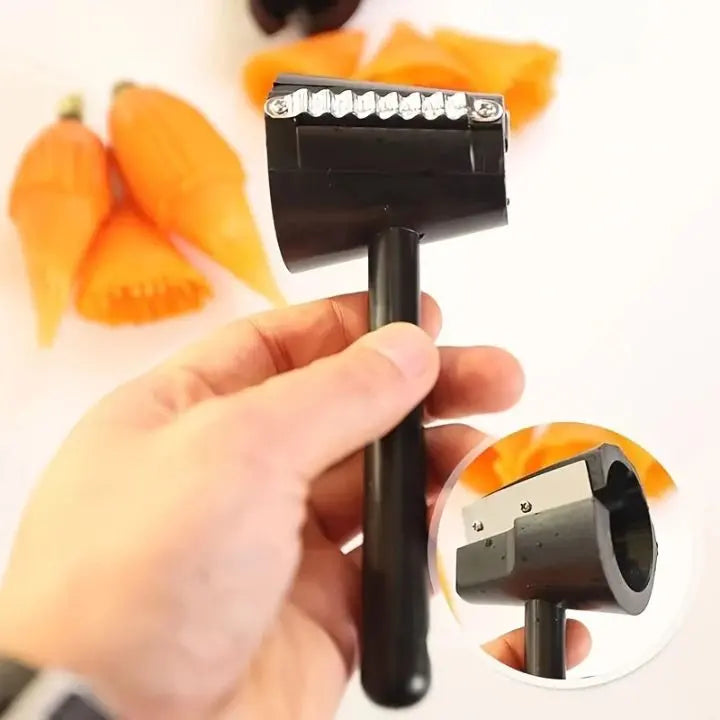 Multifunctional Stainless Steel Spiral Cutter for Fruits and Vegetables