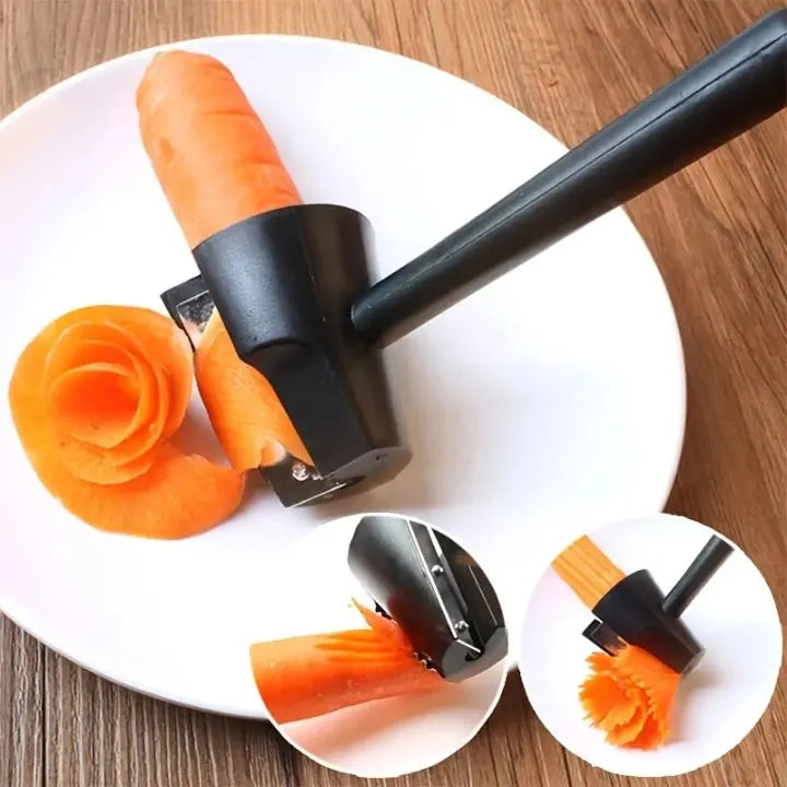 Multifunctional Stainless Steel Spiral Cutter for Fruits and Vegetables