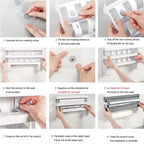 Multifunctional Film Holder – Space-saving, drill-free, wall-mounted
