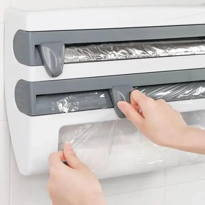 Multifunctional Film Holder – Space-saving, drill-free, wall-mounted