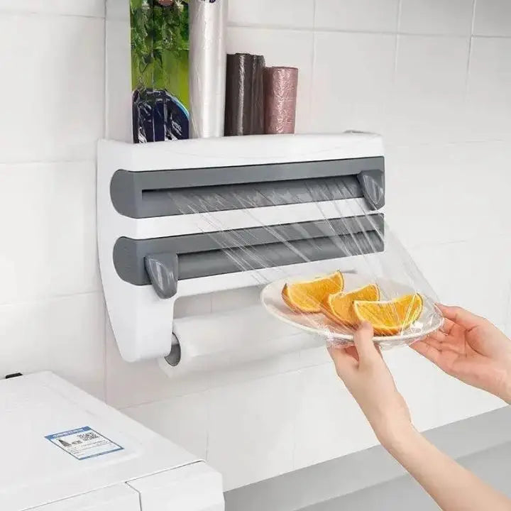 Multifunctional Film Holder – Space-saving, drill-free, wall-mounted