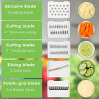 Multifunctional Vegetable Cutter (5 Blades)